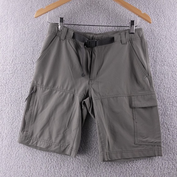 Columbia Other - Columbia Mens Size 30W Belted Hiking Cargo Shorts Gray Omni-Shield